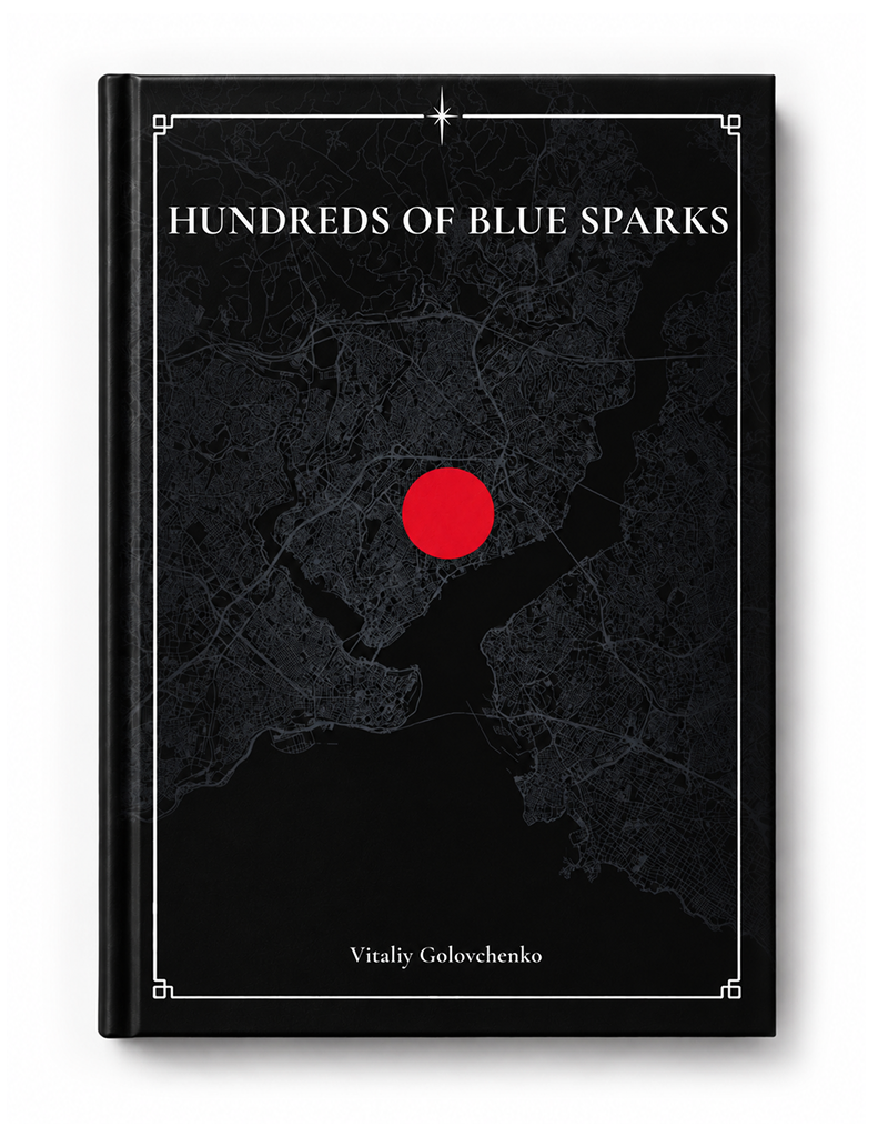 Hundreds of Blue Sparks